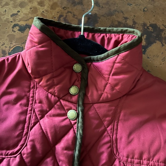 LANDS END Quilted Riding Jacket SZ 6-8 - Picture 3 of 7